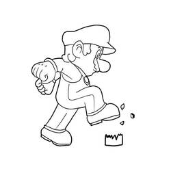 Dibujo para colorear: Super Mario Bros (Videojuegos) #153617 - Dibujos para Colorear e Imprimir Gratis