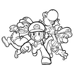 Dibujo para colorear: Super Mario Bros (Videojuegos) #153648 - Dibujos para Colorear e Imprimir Gratis