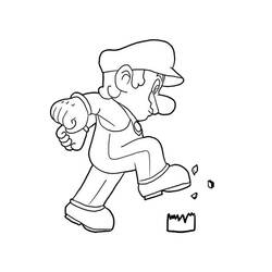 Dibujo para colorear: Super Mario Bros (Videojuegos) #153667 - Dibujos para Colorear e Imprimir Gratis