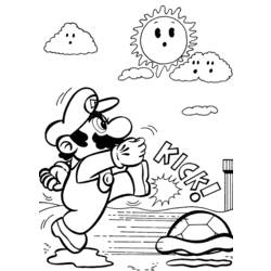Dibujo para colorear: Super Mario Bros (Videojuegos) #153677 - Dibujos para Colorear e Imprimir Gratis