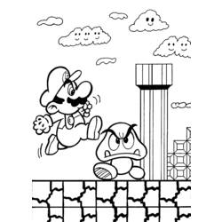 Dibujo para colorear: Super Mario Bros (Videojuegos) #153678 - Dibujos para Colorear e Imprimir Gratis