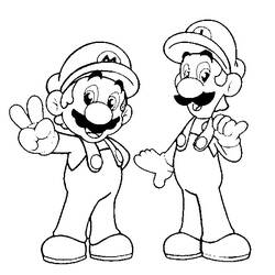 Dibujo para colorear: Super Mario Bros (Videojuegos) #153687 - Dibujos para Colorear e Imprimir Gratis