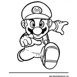 Dibujos para colorear: Super Mario Bros - Dibujos para colorear