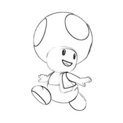 Dibujo para colorear: Toad (Videojuegos) #170233 - Dibujos para Colorear e Imprimir Gratis
