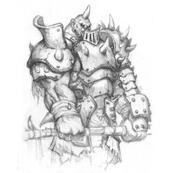 Dibujo para colorear: Warcraft (Videojuegos) #112983 - Dibujos para Colorear e Imprimir Gratis
