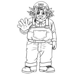 Dibujo para colorear: Yu-Gi-Oh! (Videojuegos) #53038 - Dibujos para Colorear e Imprimir Gratis