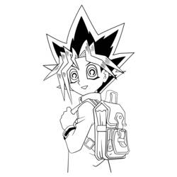 Dibujo para colorear: Yu-Gi-Oh! (Videojuegos) #53078 - Dibujos para Colorear e Imprimir Gratis