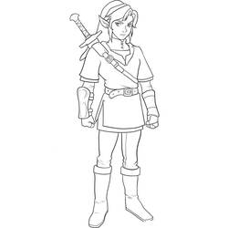 Dibujo para colorear: Zelda (Videojuegos) #113218 - Dibujos para Colorear e Imprimir Gratis
