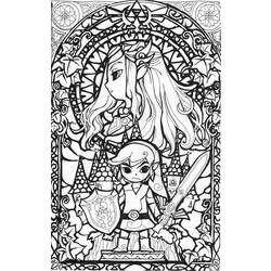 Dibujo para colorear: Zelda (Videojuegos) #113220 - Dibujos para Colorear e Imprimir Gratis