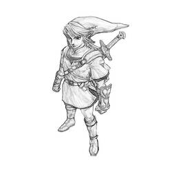 Dibujo para colorear: Zelda (Videojuegos) #113242 - Dibujos para Colorear e Imprimir Gratis